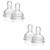 Medela Wide Base Nipple- Medium Flow (2 Packs Of 3)