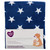 Parent's Choice Polyester Fits Standard Diaper Changing Pad Cover, 1 Pack, Blue Star