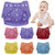 Mlfire 7pcs Reusable Toddler Baby Nappy Soft Washable Inserts Covers Diapers Pants, Newborn Infants Baby Diapers Pants Shorts Reusable Absorbent Underwear Diaper Anti Side Leakage Diapers Pants