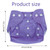 Mlfire 7pcs Reusable Toddler Baby Nappy Soft Washable Inserts Covers Diapers Pants, Newborn Infants Baby Diapers Pants Shorts Reusable Absorbent Underwear Diaper Anti Side Leakage Diapers Pants