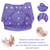 Mlfire 7pcs Reusable Toddler Baby Nappy Soft Washable Inserts Covers Diapers Pants, Newborn Infants Baby Diapers Pants Shorts Reusable Absorbent Underwear Diaper Anti Side Leakage Diapers Pants