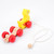 Mittory Wooden Baby Walker, Cute Shape Drawing Rope Baby Walker Toy Gift