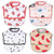 Baby Bibs Waterproof Todder Bib - Feeding Bib With Crumb Catcher Pocket Starter Bib For Infants Boys Girls Washable Soft Stain And Odor Resistant 4 Packs 6-24 M