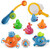 Bath Toys Mold Free Fishing Games Swimming Whales Bpa Free Pool Bath Toy For Toddlers