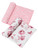 Modern Moments By Gerber Baby Girl Xl Ultra Soft & Stretchy Swaddle Blankets, 2-pack, 2-pack, Pink Roses