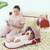 Midnight Blue Portable Bassinet For Baby Foldable Baby Bed Travel Sun Protection Mosquito Net Breathable Infant Sleeping Basket With Toys