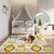 Foldable Portable Baby Play Mat, Waterproof Foam Floor Baby Crawling Mat For Infants, Toddler, Kids, Indoor Outdoor Use (71 X39x0.24inch)