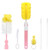 6 In 1 Bottle Brush Cleaner Kit, Cleaning Brush Set For Cups Sports Bottle Baby Bottle Nipple Straws