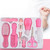 Kaesi 8pcs/set Infant Thermometer Nail Clippers Scissors Grooming Kit Baby Care Tools