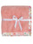 Modern Moments By Gerber Female Baby & Toddler Girl Plush Blanket With Satin Trim, Coral Bunnies
