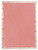Modern Moments By Gerber Female Baby & Toddler Girl Plush Blanket With Satin Trim, Coral Bunnies
