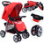 Costway Foldable Baby Kids Travel Stroller Newborn Infant Buggy Pushchair Child Red