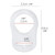 12pcs Transparent Silicone Button Ring Dummy Pacifier Holder Clip Adapter For Baby Mam Soother