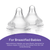 Lansinoh Naturalwave Baby Bottle Nipples, Medium Flow, 2 Ct