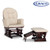 Graco Parker Nursery Glider And Ottoman Espresso With Beige