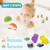 26+2 Pcs Bath Bombs For Kids With 26 Dinosaur Suction Toys Inside, Organic Kids Bath Bombs Gift Sets With 2 Squeeze Dinosaur Toys For Boys & Girls On Birthday, Easter, Christmas
