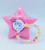 Berwyn Betty's Star Bath Bomb For Kids With Toy Bracelet Inside, Pink With Bubblegum Scent