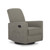 Evolur Raleigh Glider Recliner Smokey Blue With High Backrest Support, Durable Polyester Fabric
