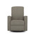 Evolur Raleigh Glider Recliner Smokey Blue With High Backrest Support, Durable Polyester Fabric
