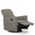 Evolur Raleigh Glider Recliner Smokey Blue With High Backrest Support, Durable Polyester Fabric