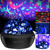 Night Light For Kids Baby Star Projector Night Light Lamp 360 Degree Rotating 2 In 1 Ocean Starry Night Light Projector - Black