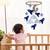 Ibaste Baby Crib Mobile Spaceships Stars Clouds Moon 100% Felt Nursery Decor