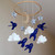 Ibaste Baby Crib Mobile Spaceships Stars Clouds Moon 100% Felt Nursery Decor