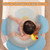 Weaner's 31.5" Flower Shape Bath Pad, Comfort Bathtub Mat For 0-6 Months, Blue