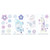Carter's Purple And Blue Removable Zoo Wall Decals