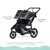 Bob Gear® Revolution® Flex 3.0 Duallie Jogging Stroller, Graphite Black