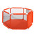 Portable Baby Playpen 6-panel Play Yard Interactive Baby Playinghouse Kids Safety Fence Ocean Ball Pit Pool For Baby Indoors Outdoors Playing,orange