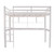 Loft Bunk Bed, Aukfa Twin Bunk Bed With Desk And Shelves, Ladder, Full Length Guard Rail, White Twin Bed Frame For Bedroom, Kids, No Box Spring Needed