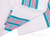 Linteum Textile (3-pack, 30x40 In) Receiving Hospital Baby Blankets, 100% Cotton, White W/blue & Pink Stripes