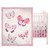 Bedtime Originals Butterfly Kisses Pink/purple 3-piece Baby Crib Bedding Set