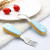 Baby Fork And Spoon Set Baby Training Utensils Self Feeding Toddler Silicone And Stainless Steel Kids Utensil Set