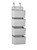 Parent's Choice 4 Pocket Nursery Hanging Organizer, Gray And White