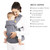 Beco Baby Carrier Gemini - Grey, Sleek And Simple 4-in-1 Xs - Xxl, All Position Backpack Style Sling For Holding Babies, Infants And Child From 7-35 Lbs Certified Ergonomic, Unisex