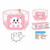 Extra Baby Playpen With 50 Ocean Balls, Large Play Yard, Indoor & Outdoor Kids Safety Activity Center With Gate-pink