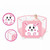 Extra Baby Playpen With 50 Ocean Balls, Large Play Yard, Indoor & Outdoor Kids Safety Activity Center With Gate-pink