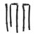 Baby 5 Point Harness Belt High Chair Safety Belts Stroller Adjustable Shoulder Strap Belts Straps For Pram Accessories(buckle Type)