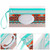 4pcs Wet Wipe Dispenser Print Pattern Reusable Eva Dust-proof Wipes Pouch For Travel