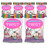 Unicorn Marshmallow Twist Great For Party Supplies For Kids 3.53 Oz. Bag Pack Of 6 In Custom Storage Carrier With Free Fluffy Stuff Cotton Candy