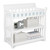 Fsxuolipi Eclipse Changing Table With Changing Pad, White