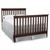 Delta Children&nbsp;greyson Signature&nbsp;full Size Platform Bed Kit #500850, Walnut