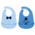 Hudson Baby Infant Boy Silicone Bibs 2pk, Perfect Gentleman, One Size