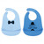 Hudson Baby Infant Boy Silicone Bibs 2pk, Perfect Gentleman, One Size