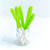 Hilco Candy Crystals Green Apple Flavored Green Candy Stirrers, 4.23 Oz, 8 Pack