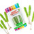 Hilco Candy Crystals Green Apple Flavored Green Candy Stirrers, 4.23 Oz, 8 Pack