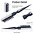 Hair Styling Comb, Shark Comb, Hairdresser, Portable Multi-function Hair Comb, Suitable For All Types Of Women And Men 9.81x1.97x1.06inches Black