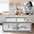 Baby Play Yard, Bubblbay 71x59" Extra Large Playpen With 4 Pull Ring Storage Bag Indoor & Outdoor Kids Activity Play Yard With Gate
